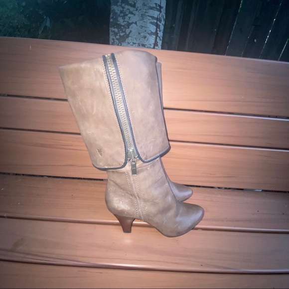 Frye Dannika Piped Cuffed Boots CONVERTIBL… - Picture 9 of 13